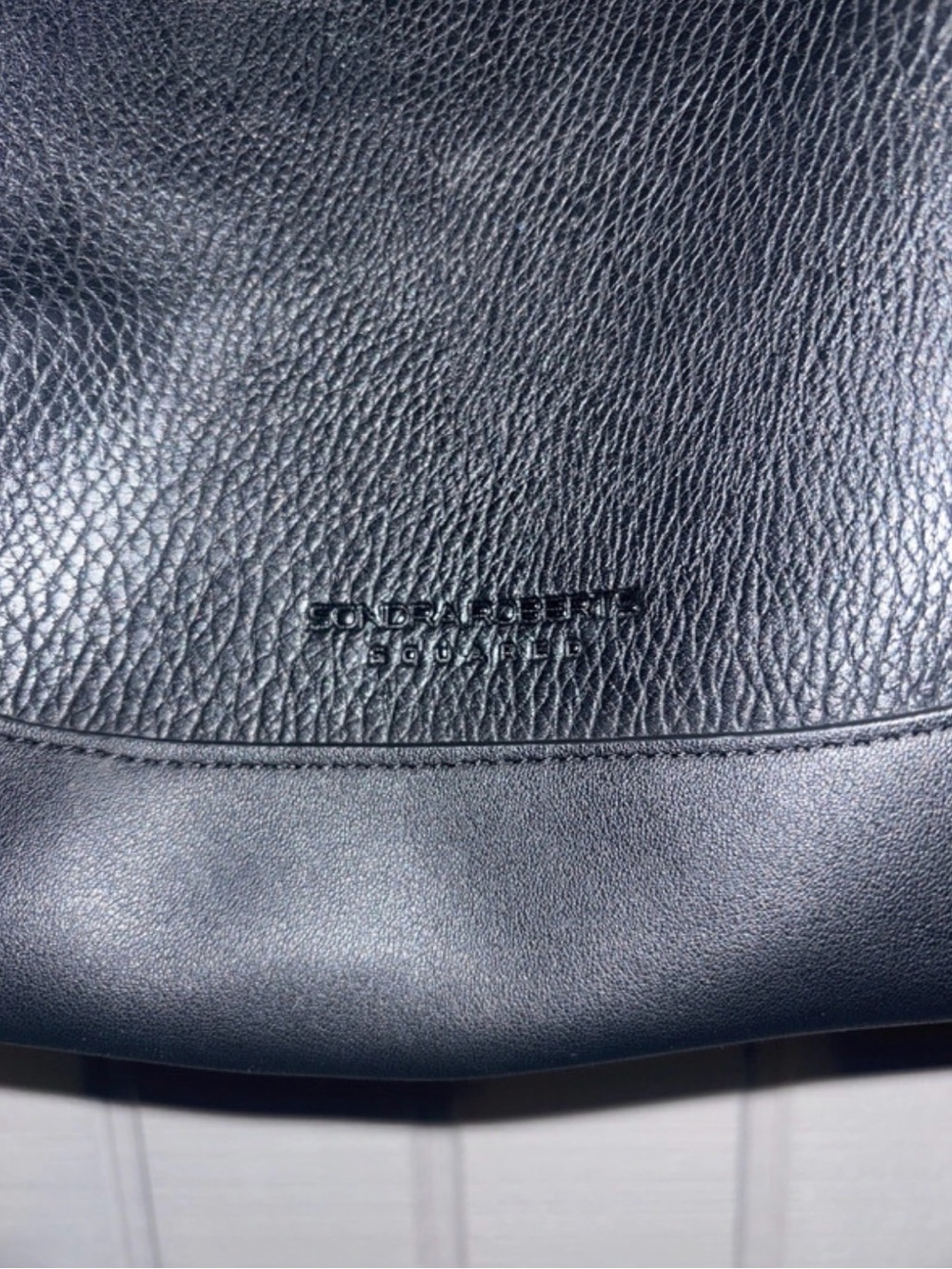 Sondra Roberts Black Leather Hobo Bag - Picture 2 of 5